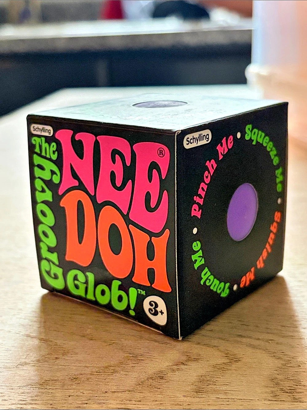 Schylling NeeDoh The Groovy Glob Sensory Toy in Purple